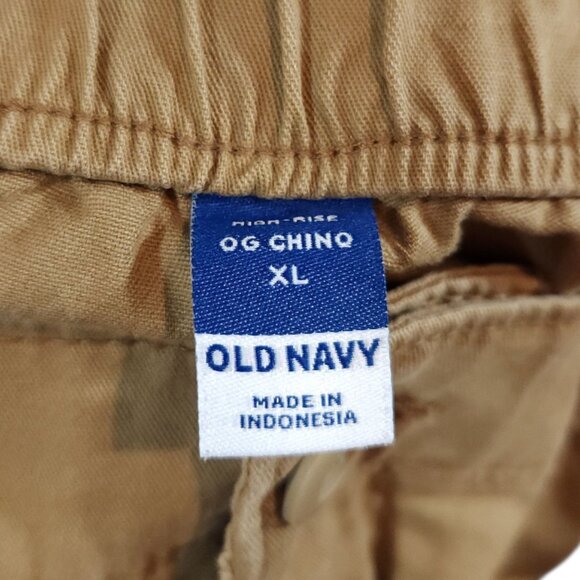 Old Navy High-waisted OG Utility Chino Shorts in Brown Summer Casual Women's XL - Picture 8 of 8